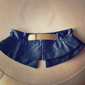 ASOS Faux Leather Peplum Belt